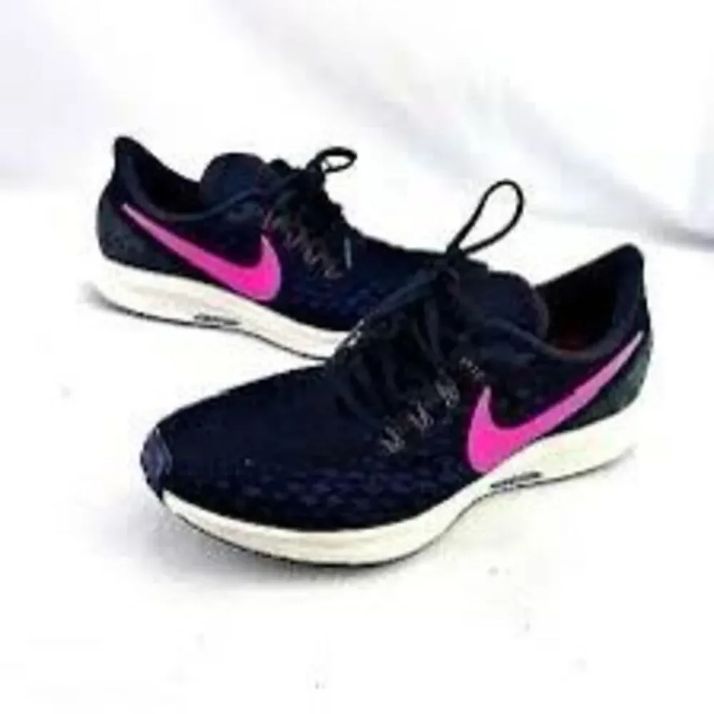 Nike Women's Size 9 Air Zoom Pegasus Running Shoes Blue Pink Swoosh Lightweight